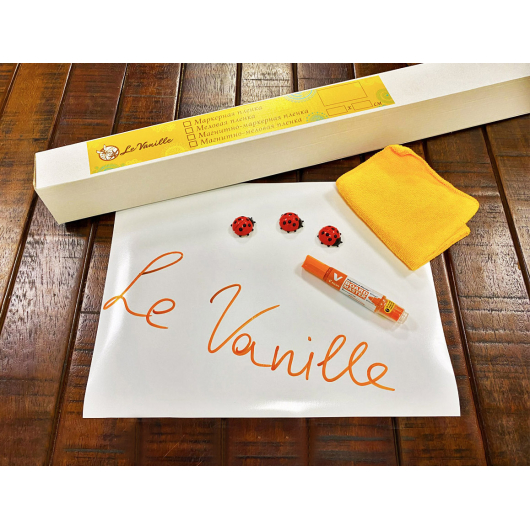 Магнітно-маркерна плівка Le Vanille біла матова 1,2 м