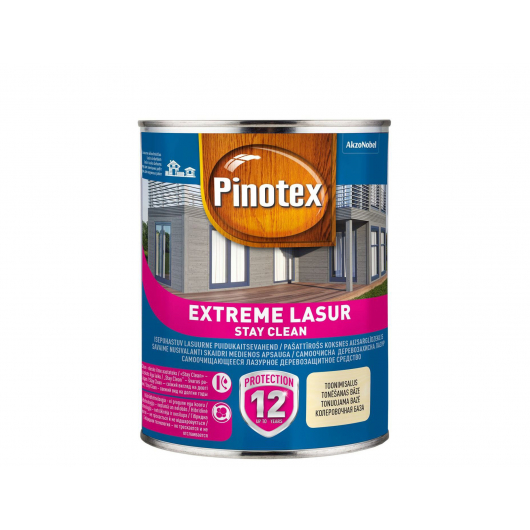 Лазур фасадна Pinotex Wood Paint Extreme Lasur сама очищується Палісандр - интернет-магазин tricolor.com.ua