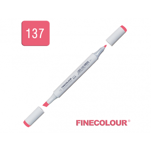 Маркер спиртовий Finecolour Junior 137 насичений червоний R137 EF101-137