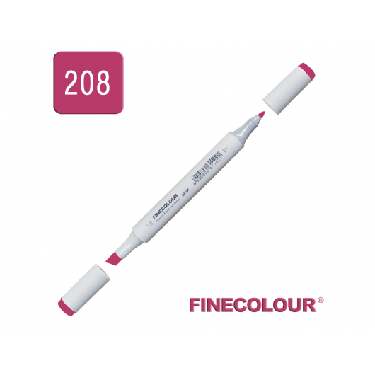 Маркер спиртовий Finecolour Junior 208 яскраво-червоний RV208 EF101-208