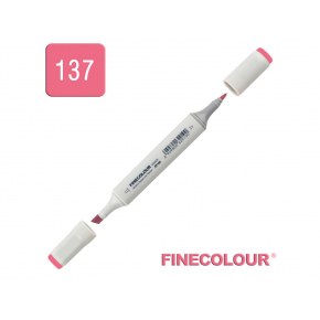 Маркер спиртовий Finecolour Sketchmarker 137 насичений червоний R137 EF100-137