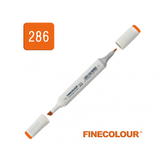 Маркер спиртовий Finecolour Sketchmarker 286 флуоресцентний помаранчевий FYR286 EF100-286