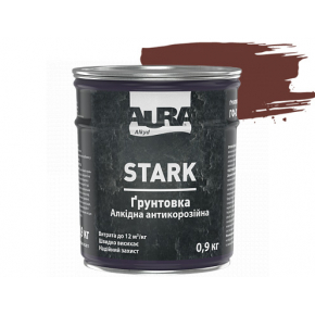 Грунтовка антикорозійна алкідна Aura Stark ГФ-021 червоно-коричнева