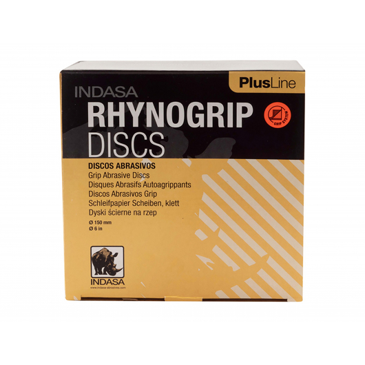 Диски на 6 отворів Rhynogrip Plus Line Indasa 150 мм P40 - интернет-магазин tricolor.com.ua