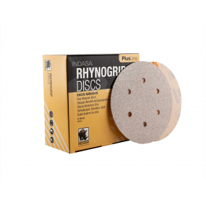 Диски на 6 отворів Rhynogrip Plus Line Indasa 150 мм P40 - изображение 2 - интернет-магазин tricolor.com.ua