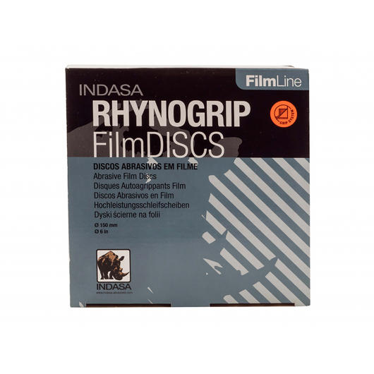 Диски на плівці на 6 отвірів Rhynogrip Film Line Indasa 150 мм P800 - интернет-магазин tricolor.com.ua