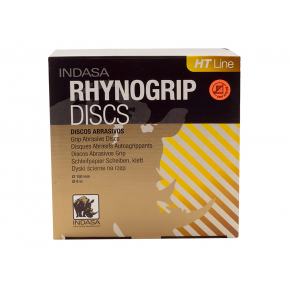 Диски на 21 отвір Rhynogrip HT Line Ultravent Indasa 150 мм P80 - изображение 2 - интернет-магазин tricolor.com.ua