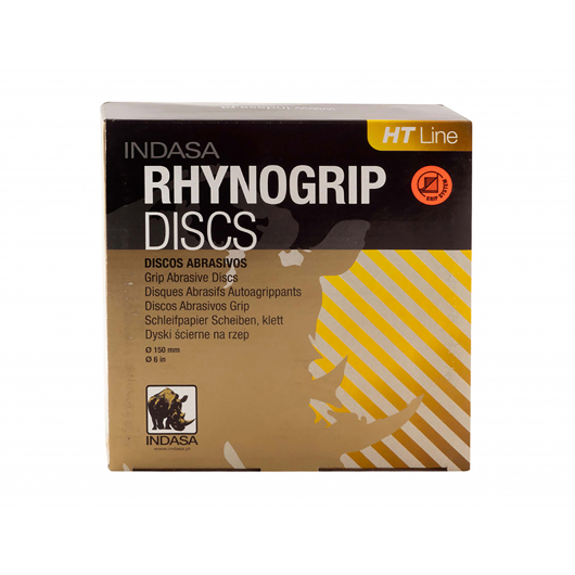 Диски на 57 отвірів Rhynogrip HT Line Ultravent Indasa 150 мм P240 - изображение 2 - интернет-магазин tricolor.com.ua