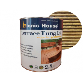 Масло терасне Bionic House Terrace Tung oil з тунговим маслом Дуб - интернет-магазин tricolor.com.ua