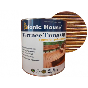 Масло терасне Bionic House Terrace Tung oil з тунговим маслом Ірис - интернет-магазин tricolor.com.ua