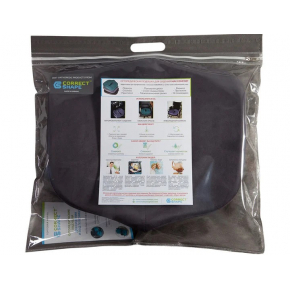 Подушка ортопедическая Correct Shape Max comfort для сидения 46х42/10 Графит - изображение 5 - интернет-магазин tricolor.com.ua