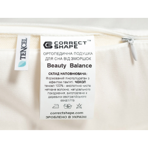 Подушка ортопедическая Correct Shape Beauty balance 36х56/11,5х12,5 Тенсел Мята - изображение 7 - интернет-магазин tricolor.com.ua