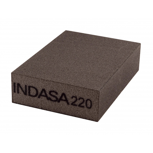 Чотиристоронній абразивний блок Indasa Abrasive Block 98x69x26 мм P220 - интернет-магазин tricolor.com.ua