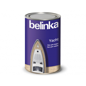 Лак яхтний алкідний Belinka Yacht Белинка Яхт прозорий матовий