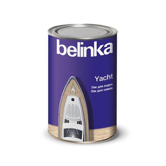 Лак яхтний алкідний Belinka Yacht Белинка Яхт прозорий матовий