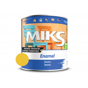 Емаль алкідна універсальна Miks жовта