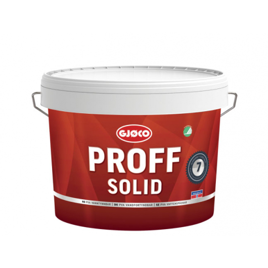 Фарба інтер'єрна Gjoco Proff Solid 7 миється шовковисто-матова біла