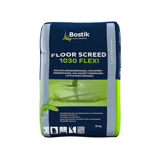 Шпаклівка цементна Bostik Floor Screen 1030 Flexi нівелірмасса 3-20 мм під еластичні покриття