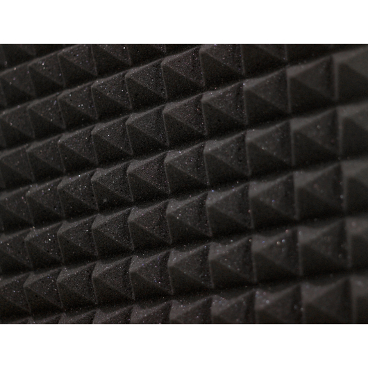 Панель «Піраміда» з негорючого (самозагасаючого) акустичного поролону EchoFom «Brilliance» 600х600х50 мм чорна - изображение 4 - интернет-магазин tricolor.com.ua