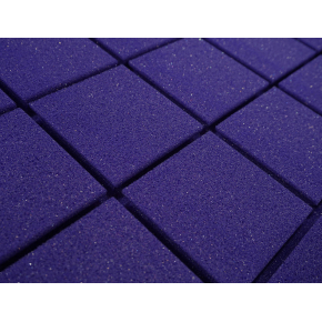Панель «Плитка» з негорючого (самозагасаючого) акустичного поролону EchoFom «Brilliance» 600х600х30 мм фіолетова - изображение 2 - интернет-магазин tricolor.com.ua