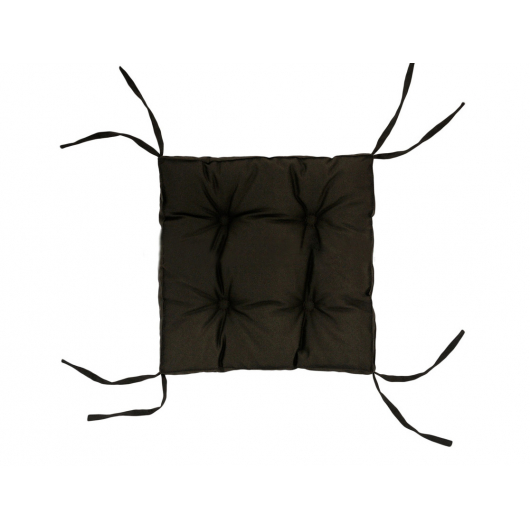 Подушка на стул Dotinem Color коричневая 40х40