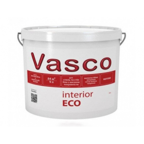 Водоразбавляемая акриловая матовая краска для интерьеров Vasco Interior Eco