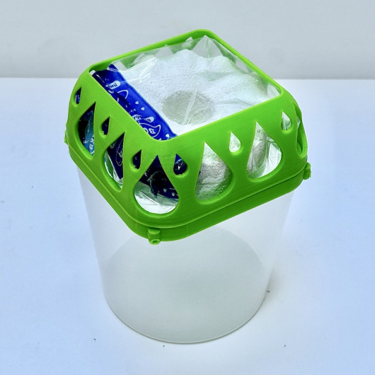 Поглинач вологи Воложка зі змінним картриджем зелений - интернет-магазин tricolor.com.ua