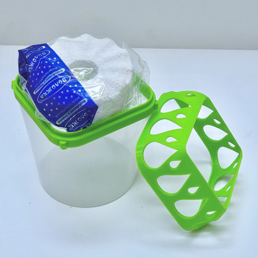 Поглинач вологи Воложка зі змінним картриджем зелений - изображение 2 - интернет-магазин tricolor.com.ua