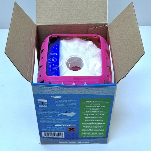 Поглинач вологи Воложка зі змінним картриджем рожевий - изображение 3 - интернет-магазин tricolor.com.ua