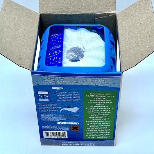 Поглинач вологи Воложка зі змінним картриджем блакитний - изображение 3 - интернет-магазин tricolor.com.ua