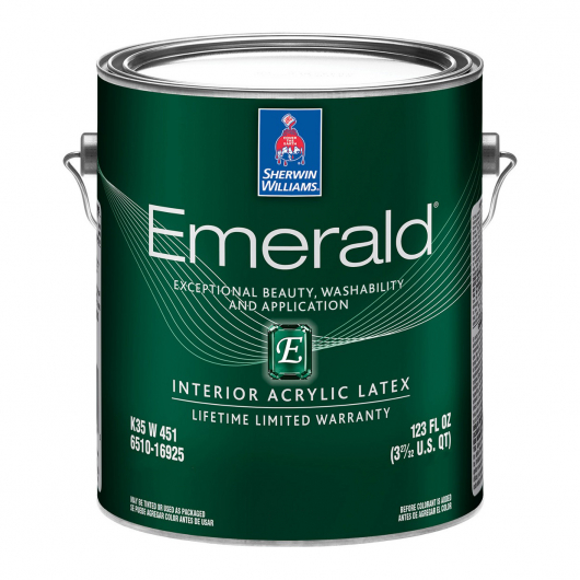 Фарба акрилова Sherwin-Williams Emerald Interior Acryllic Latex Flat Deep глибокоматова