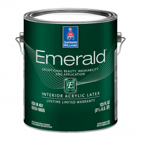 Фарба акрилова Sherwin-Williams Emerald Interior Acryllic Latex Flat Accent глибокоматова