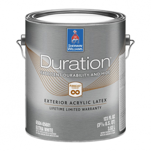 Фарба фасадна акрилово-латексна Sherwin-Williams Duration Exterior Flat Extra White глибокоматова