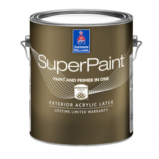 Фарба фасадна акрилова Sherwin-Williams SuperPaint Exterior Flat Extra White глибокоматова