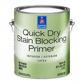 Грунтовка латексна універсальна Sherwin-Williams Quick Dry Stain Blocking Primer біла