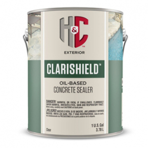 Лак по каменю Sherwin-Williams HC Clarishield Oil-Based Concrete Sealer ефект мокрого каменю