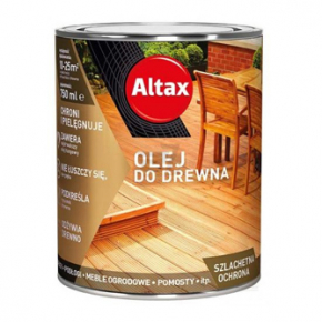 Защитное масло для дерева Altax Olej матовое белое
