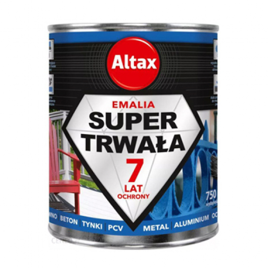 Супер стійка емаль Altax Super Trwala Emalia універсальна для зовнішніх робіт сіра