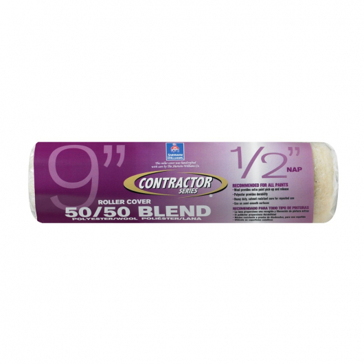 Валик з вовни і поліестеру Sherwin Williams Contractor Series Wool / Polyester Blend 1/2 