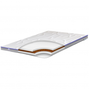 Тонкий матрас Family Sleep Top Air 2 in 1 150х190 с резинками-фиксаторами - интернет-магазин tricolor.com.ua