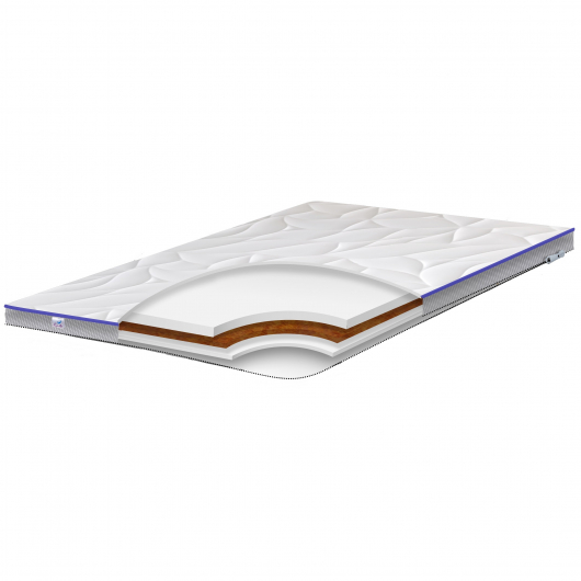 Тонкий матрас Family Sleep Top Air 2 in 1 150х190 с резинками-фиксаторами - интернет-магазин tricolor.com.ua