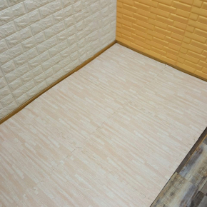 Модульное напольное покрытие пол пазл 600*600*10 MP3 розовое дерево - изображение 2 - интернет-магазин tricolor.com.ua