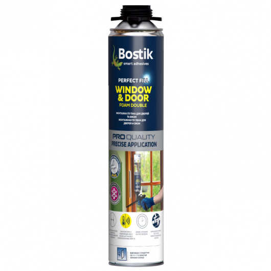 Піна поліуретанова Bostik Window and door для заповнення стиків