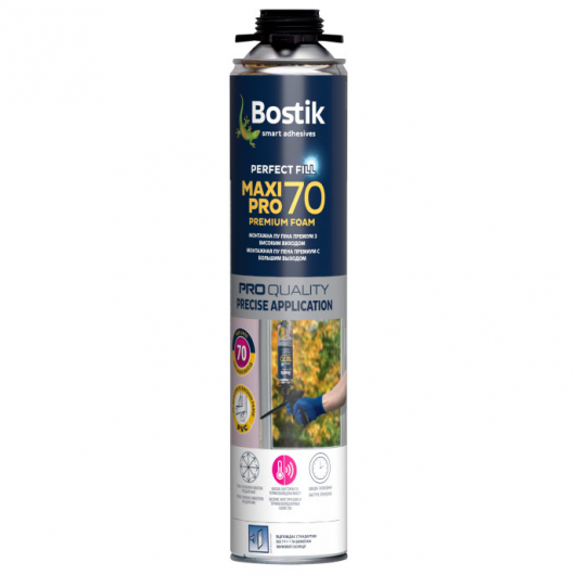 Піна поліуретанова Bostik Maxi PRO 70 універсальна