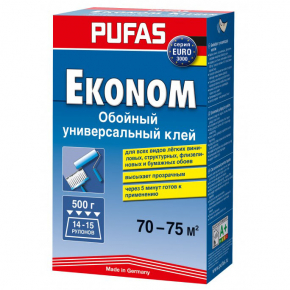 Клеї для шпалер Pufas Euro 3000 Економ для легких шпалер