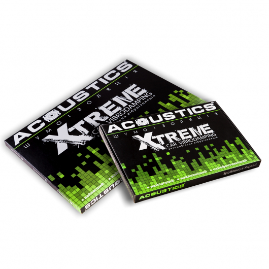 Віброізоляційний матеріал Acoustics Xtreme 3.0 0,7м * 0,5м фольга 100 мкм - изображение 3 - интернет-магазин tricolor.com.ua