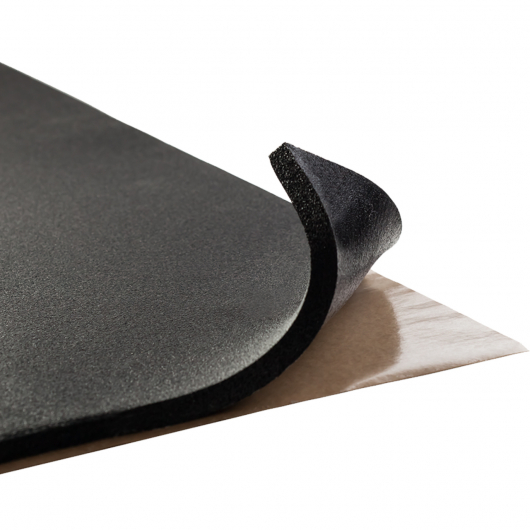 Шумоізоляція Acoustics Soft 6 мм 0,8 м * 0,5 м з клейовим шаром матеріал на основі спіненого каучуку