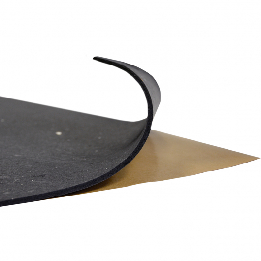 Шумопоглинач Acoustics Faton black 4 мм 0,8 м * 0,5 м на основі спіненого ППУ з клейовим шаром - интернет-магазин tricolor.com.ua