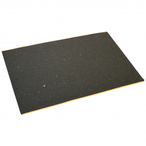 Шумопоглинач Acoustics Faton black 8 мм 0,8 м * 0,5 м на основі спіненого ППУ з клейовим шаром - изображение 2 - интернет-магазин tricolor.com.ua