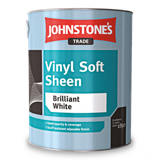 Фарба інтер'єрна вінілова Johnstones Vinyl Soft Sheen напівглянсова біла